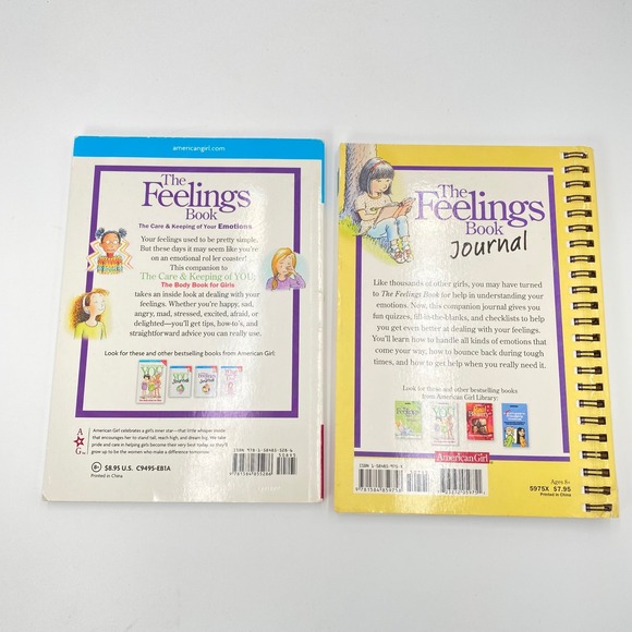 American Girl The Feelings Book and Journal for Girls Ages‎ 8+ Some Writing - Picture 2 of 8